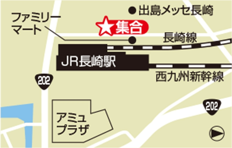 JR長崎駅そば大村ボート行バスのりば跡地