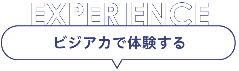 ビジアカで体験する