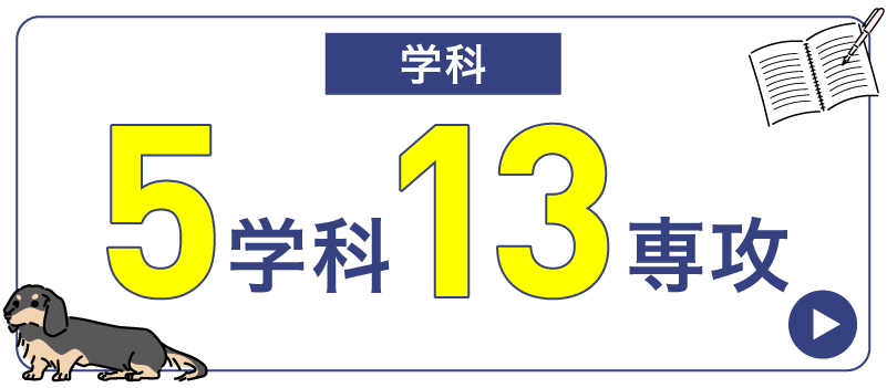 学科数5学科13専攻
